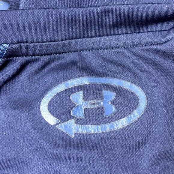 Under Armour Men's Navy Blue Logo Performance Short Sleeve Shirt XL - Picture 3 of 6